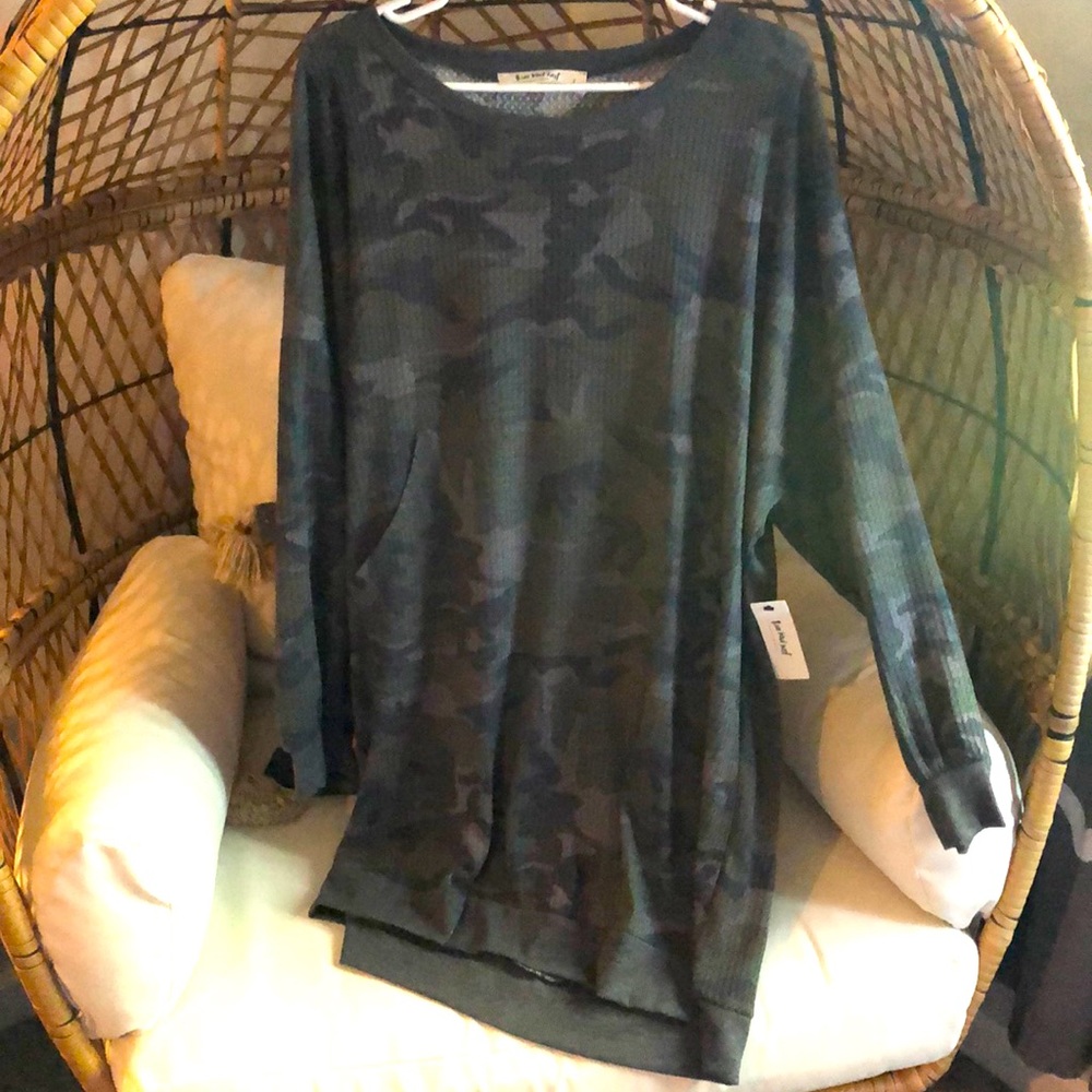 Camo Long Shirt/Dress